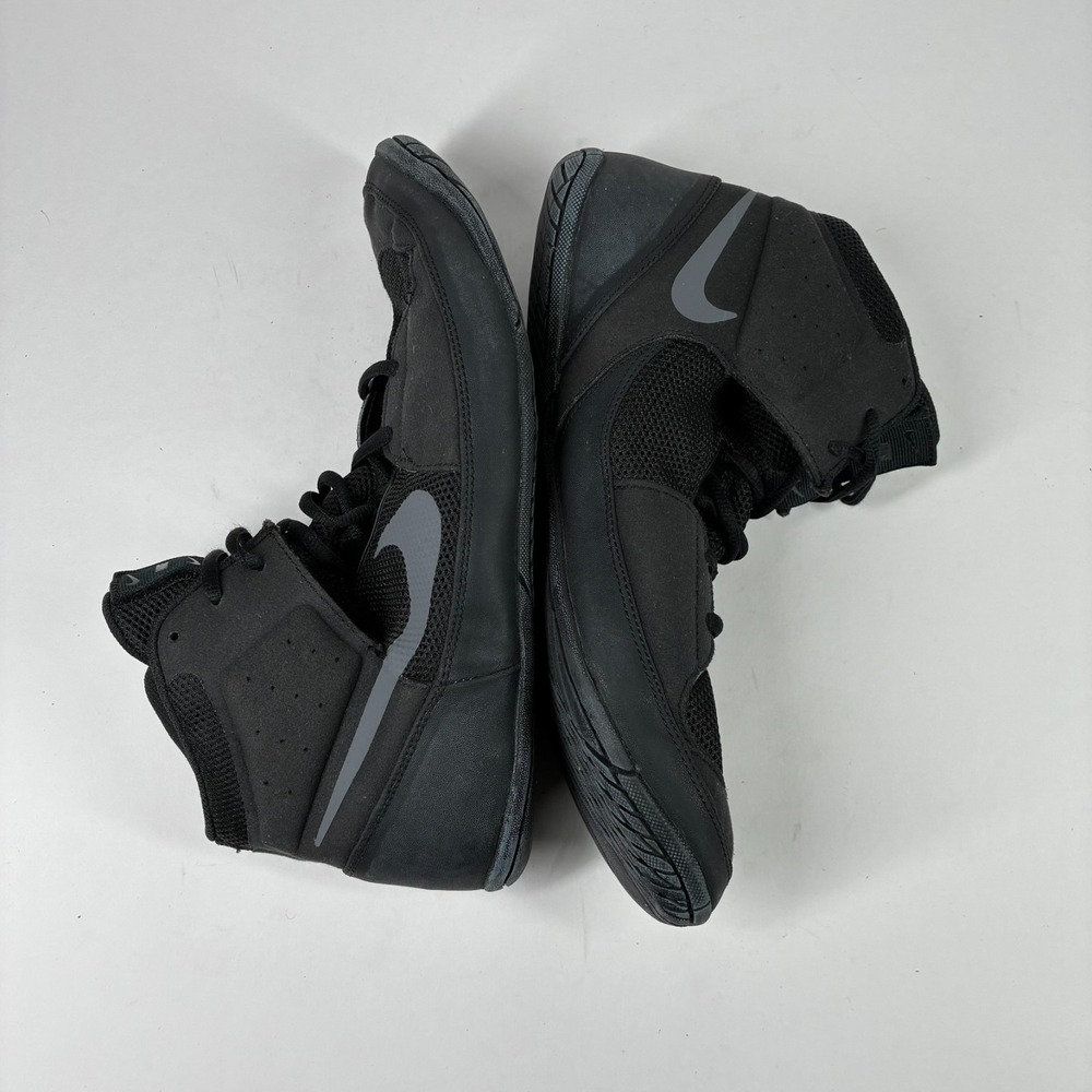 Nike Fury Men's US 11.5 Black Dark Gray Wrestling Boxing MMA Shoes AO2416-010 - Picture 5 of 16